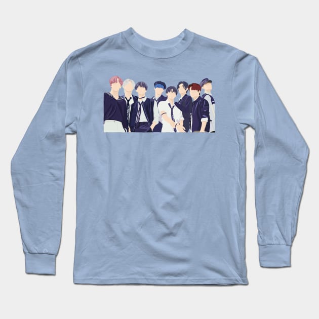 ATEEZ - Inception Long Sleeve T-Shirt by cahacc